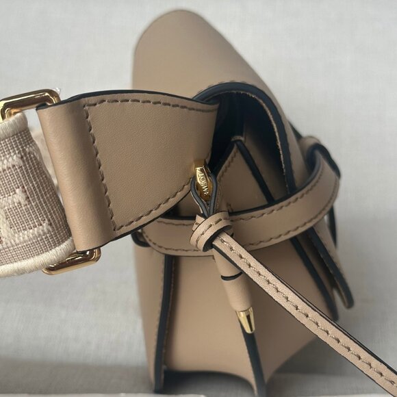 Loewe Gate Dual mini bag in calfskin and jacquard - Picture 4 of 9